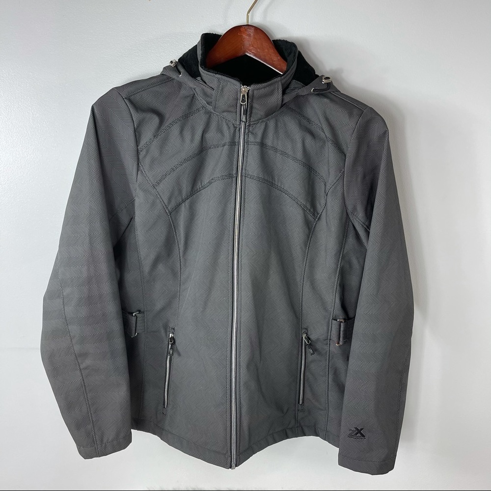 ZeroXposur Dark Grey Lined Winter Coat Size XL